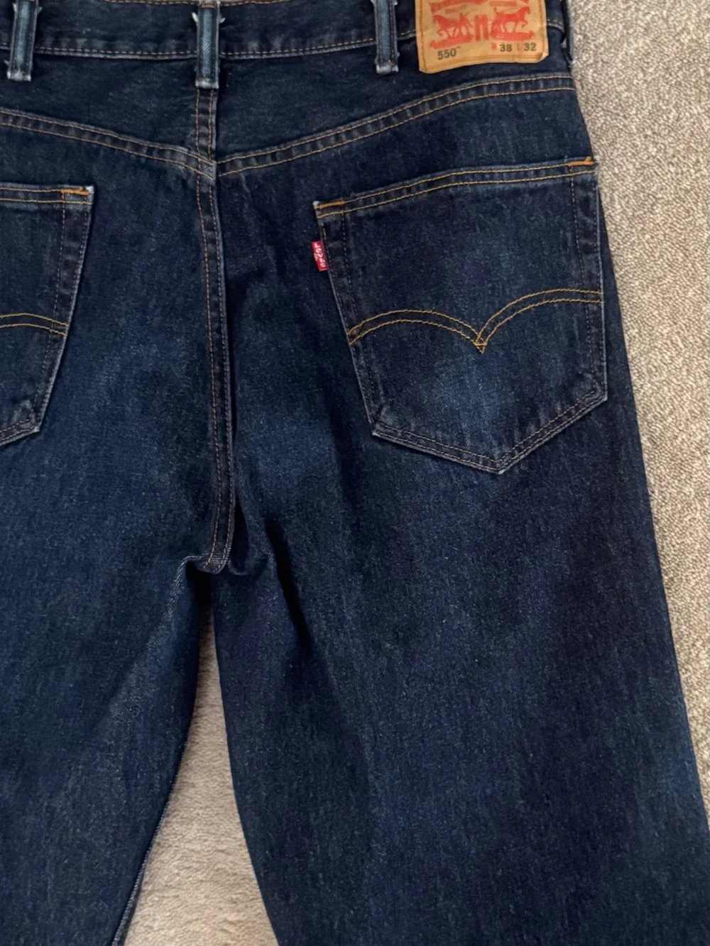 Levi's Men’s Dark Blue Levi’s 550 Jeans